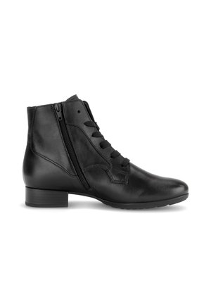 Gabor, GABOR SCHNÜRSTIEFELETTE - Ankle boots - black
