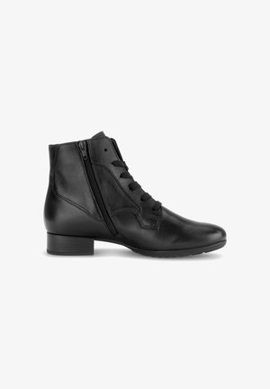 Gabor, GABOR SCHNÜRSTIEFELETTE - Ankle boots - black