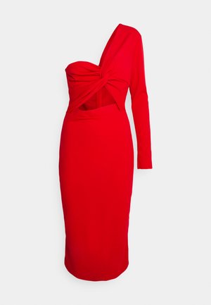 WAL G. LACEY MIDI DRESS - Cocktail φόρεμα / Φόρεμα για πάρτι - red