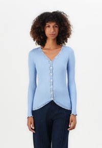 Rosemunde RWBABETTE V NECK CARDIGAN - Vesta na kopčanje - blue heaven