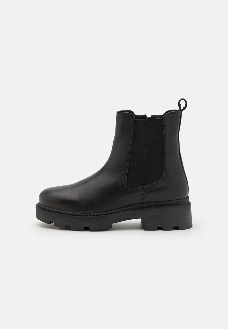 Anna Field LEATHER - Bottines à plateau - black