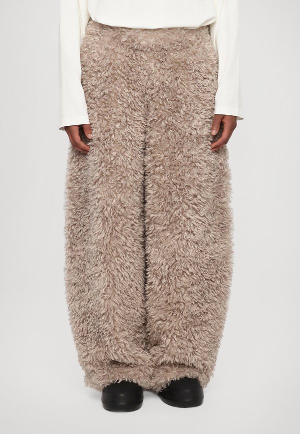 Tracksuit bottoms - khaki beige