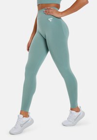 SQUATPROOF ALBION SEAMLESS HIGH WAISTED - Tajice-hlače - light green