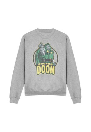 Marvel, MARVEL RETRO DOCTOR DOOM POINTS - Sweatshirt - mottled light grey