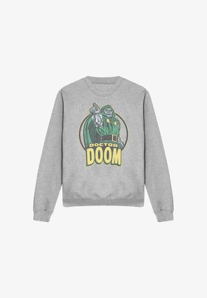 Marvel, MARVEL RETRO DOCTOR DOOM POINTS - Sweatshirt - mottled light grey