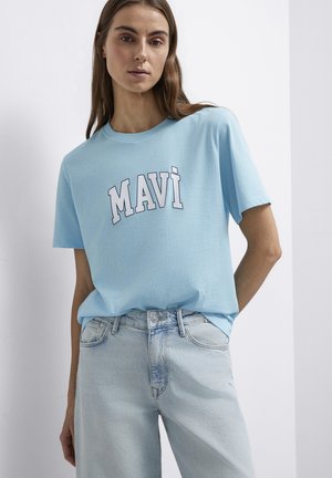 LOGO - Print T-shirt - aquamarine