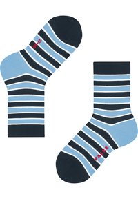 FALKE SIMPLE STRIPES - Socken - azurblau