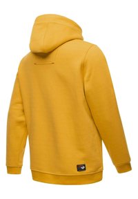 STONE HARBOUR BODO SHAIN - Felpa con cappuccio - mustard yellow