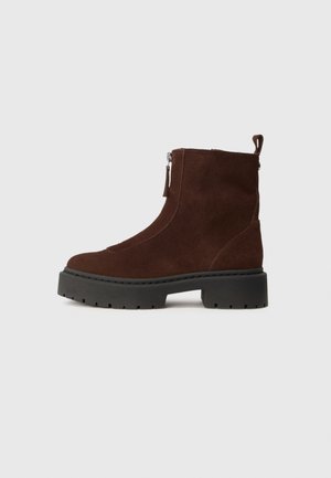 GABBY - Gležnjače s platformom - brown