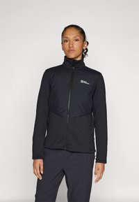 Jack Wolfskin WILD PLACES 3IN1 - Outdoorjas - black
