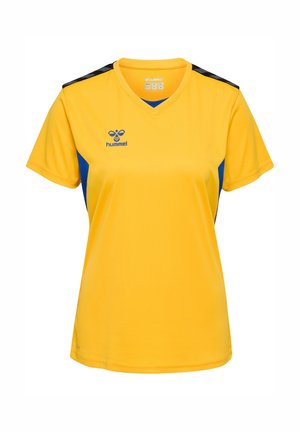 AUTHENTIC - Sport T-shirt - sports yellow true blue