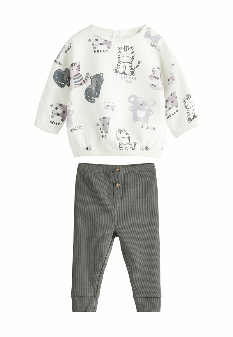 Next ANIMAL SET - REGULAR FIT - Sudadera - black  white