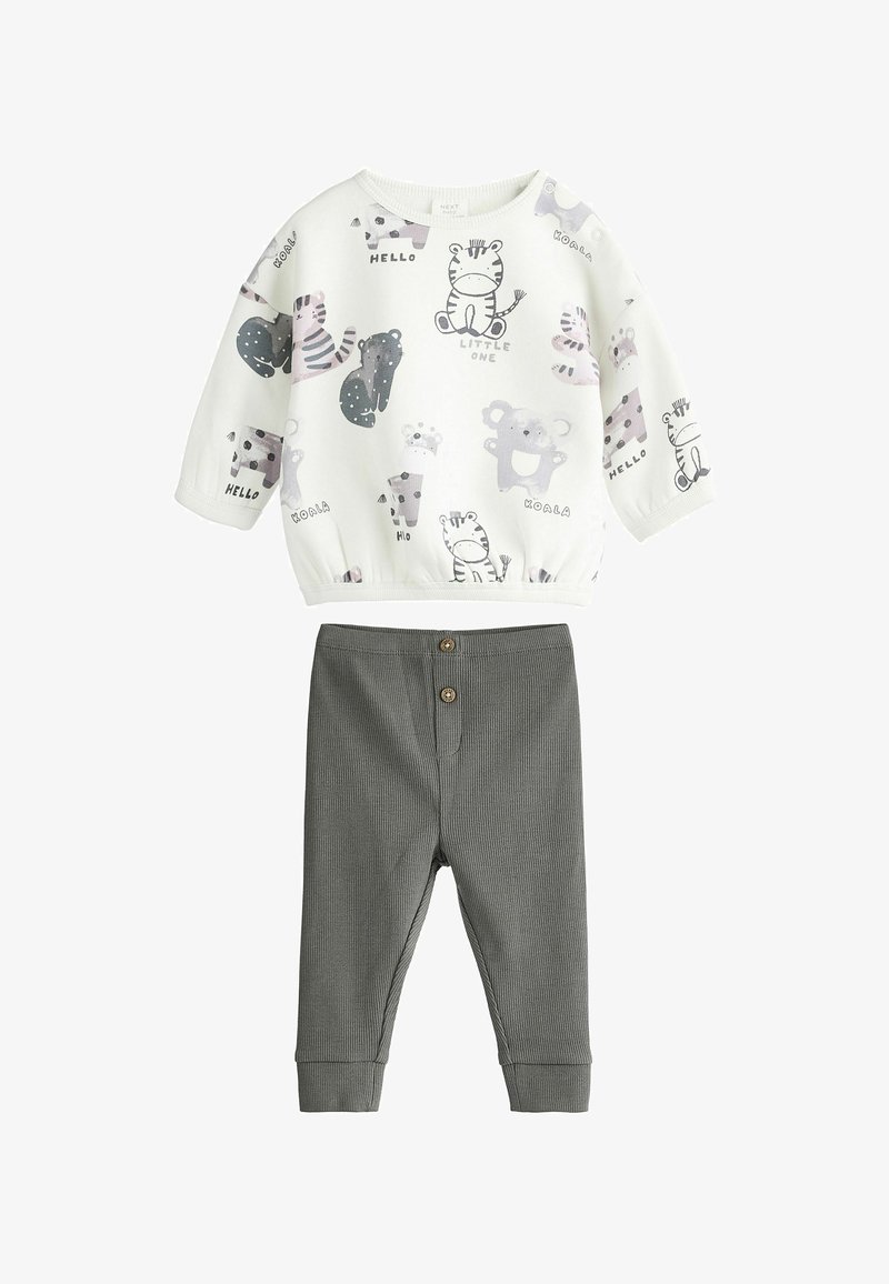 Next ANIMAL SET - REGULAR FIT - Sudadera - black white