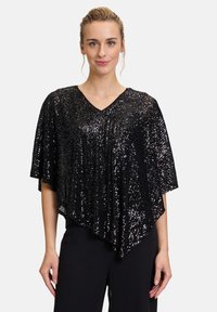 Vera Mont MIT PAILLETTEN - Camicetta - schwarz