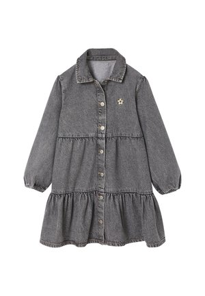 Vertbaudet, VERTBAUDET MÄDCHEN KLEID AUS LIGHT-DENIM - Jeanskleid - grauer denim