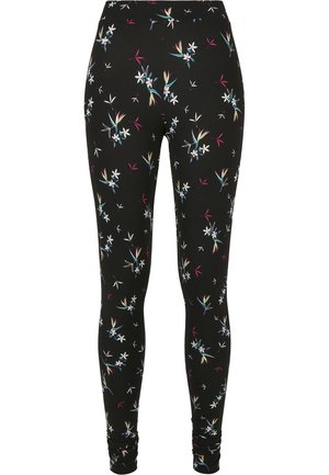 Urban Classics SOFT AOP - Leggings - blackfloret