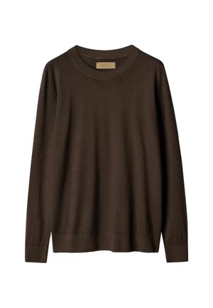 Falconeri, ROUND NECK - Striktrøje - brown