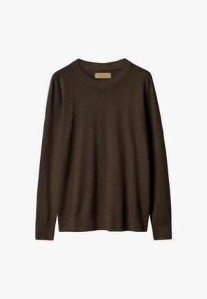 Falconeri, ROUND NECK - Striktrøje - brown