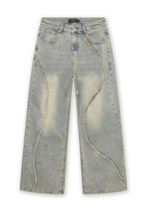 Don't Waste Culture ZORION UNISEX - Loose Jeans - sand blue