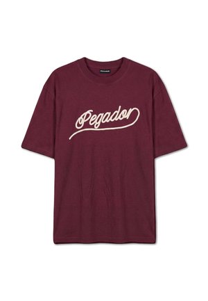 Pegador, PEGADOR OVERSIZED T-SHIRT BOCAIRENT - T-shirt print - rot