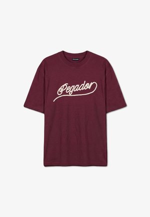 Pegador, PEGADOR OVERSIZED T-SHIRT BOCAIRENT - Camiseta estampada - rot
