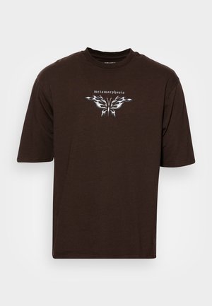 T-shirt imprimé - dark brown