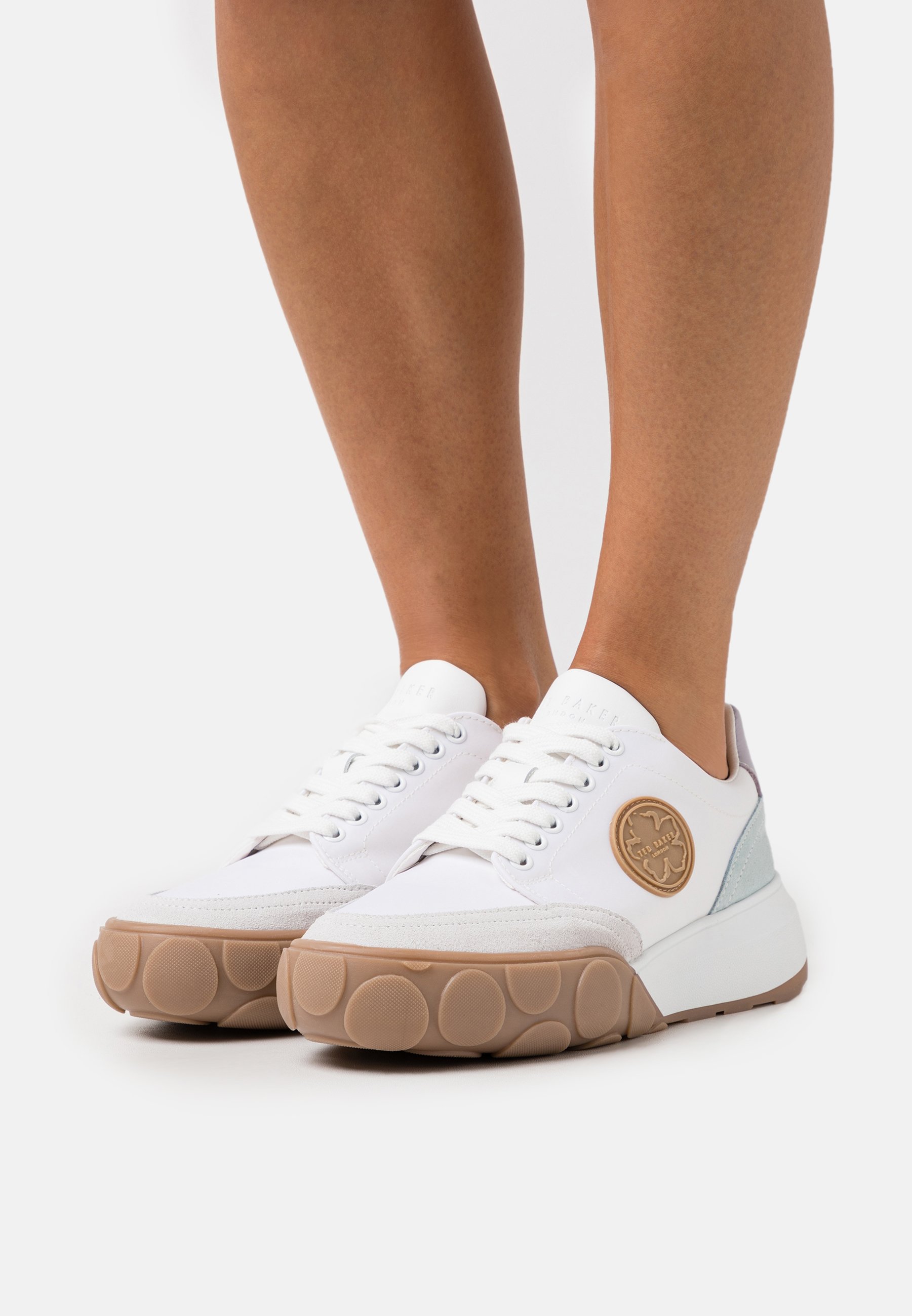 Ted Baker Acey Womens White Purple Fashion Trainers