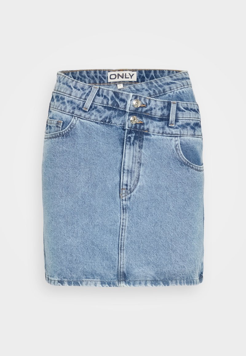 ONLY Jeansrok light-blue denim/lichtblauw denim (Pre-owned