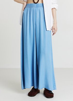 Stoffhose - blu denim chiaro