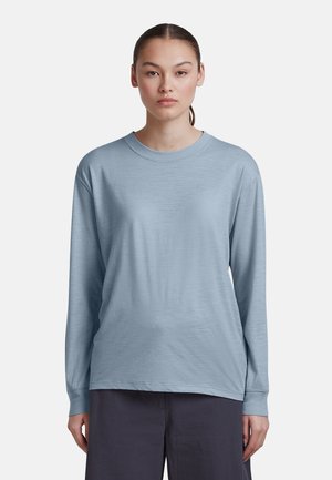 icebreaker, WOMEN MER 150 TECH LITE LS RELAXED TEE. - Long sleeved top - zinc blue