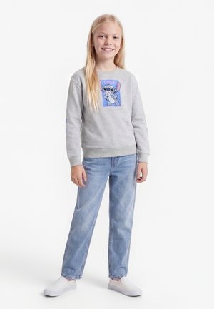 Name it NKFAKIRA STITCH RLX BRU WDI - Sweatshirt - grey melange