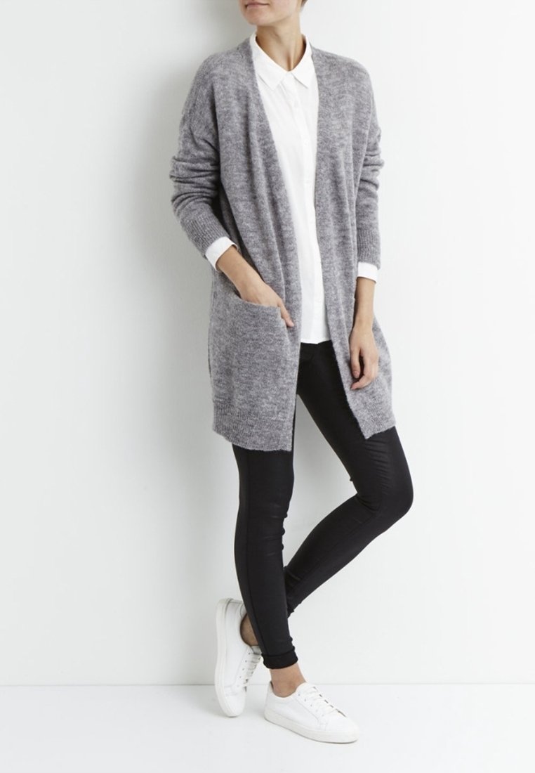 VILA Chaqueta de punto - light grey