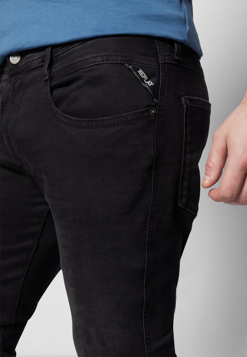 Replay ANBASS HYPERFLEX CLOUDS - slim - black/denim negro - Zalando.es