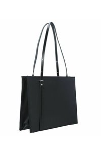 Calvin Klein SQUARE 28 CM - Bolso de mano - ck black
