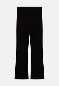 Lindex TROUSERS FLARES YOGA - Hlače - black