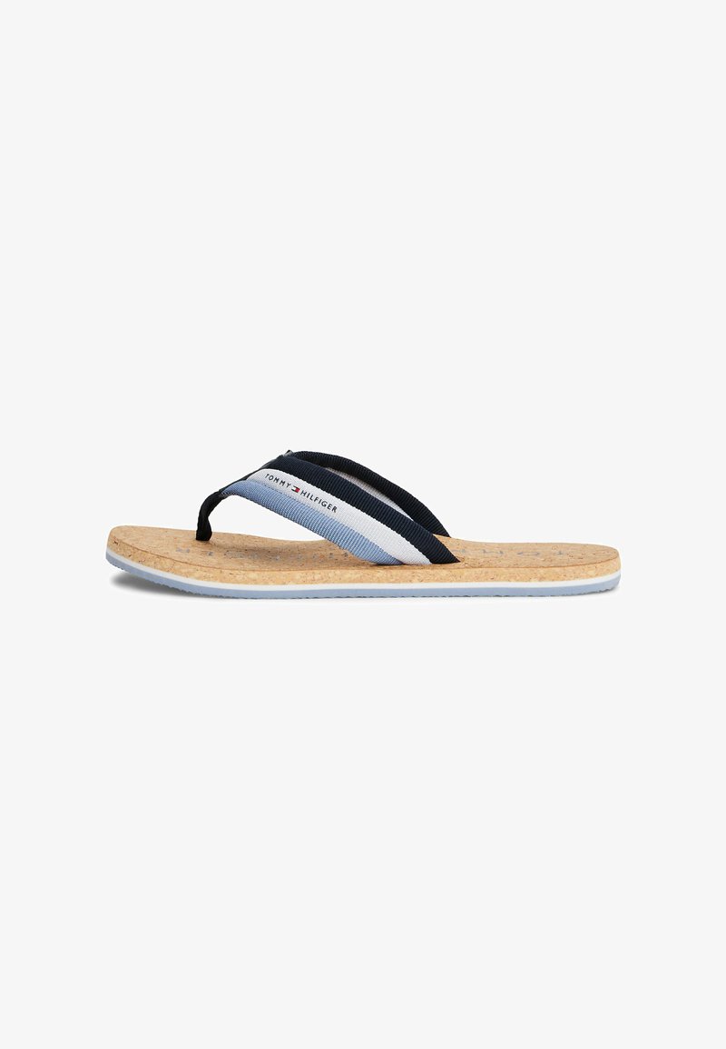 Tommy Hilfiger FLIP-FLOPS - Pool shoes - navy blue