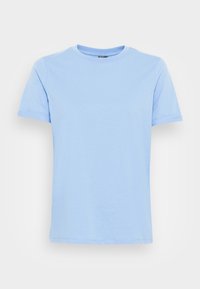 PIECES Pcria SS Fold Up Solid Tee Noos - T-shirt Donna In Cotone, Girocollo
