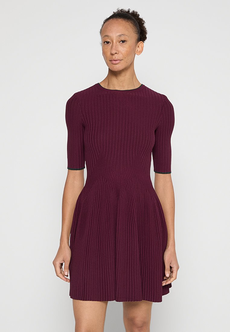 Ted Baker Gebreide jurk (rood)paars