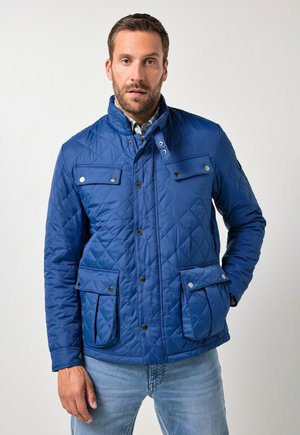 QUILTED MULTIPLE POCKETS - Talvitakki - dark blue