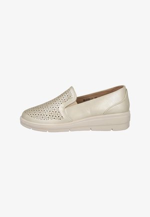 Bubble Bobble, ZAPATO PERFORADO PLANO - Zapatos sin cordones - gold-coloured