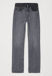 PANTS - Straight leg jeans - grey/black
