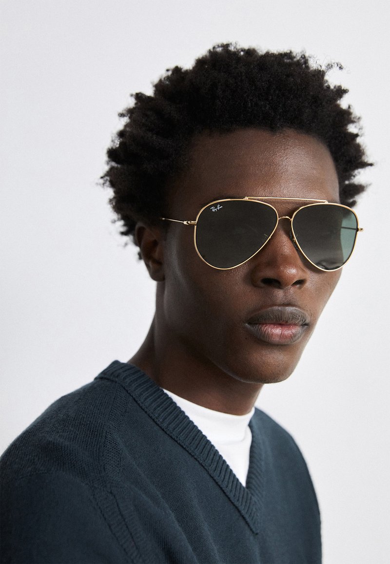 Ray-Ban AVIATOR REVERSE - Sunglasses - gold-coloured - Zalando.co.uk