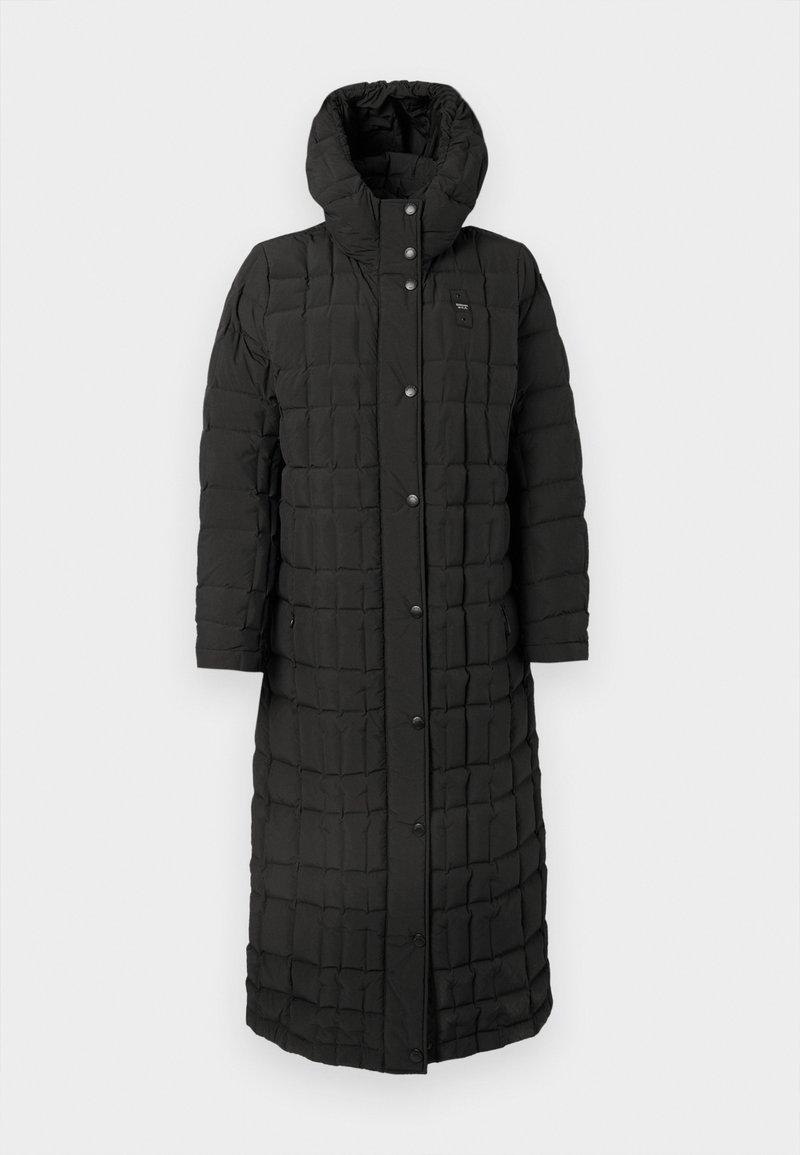 Blauer Donsjas zwart