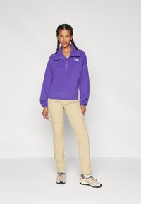 The North Face 100 GLACIER HALF ZIP - Flísová bunda - peak purple