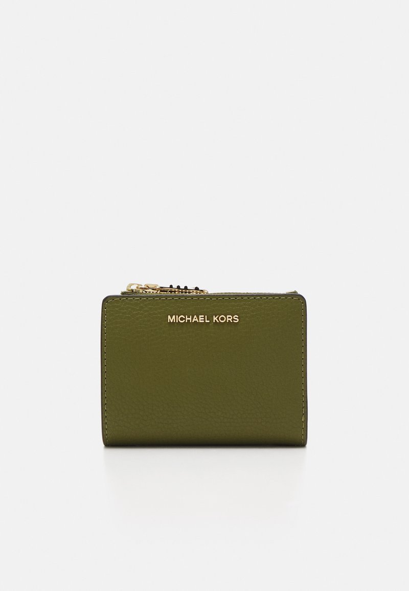 MICHAEL Michael Kors SNAP COIN BILLFOLD - Lommebok - smokey olive