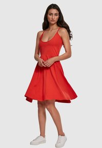 Urban Classics Rochie de zi - bloodorange