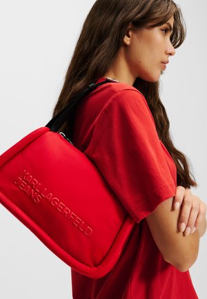 Karl Lagerfeld Jeans PUFFY - Borsa a mano - pompeian red
