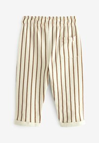 Next REGULAR FIT - Treniņtērpa apakšdaļas - ecru cream brown