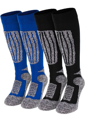 FUNKTIONS 2ER SET SNOW - Kniestrümpfe - schwarz blau