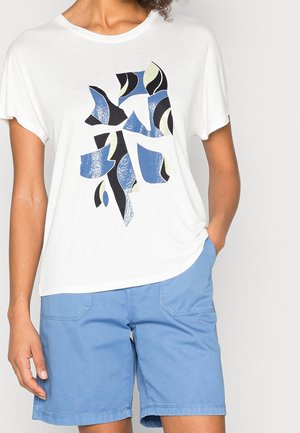 Esprit Collection Triko s potiskem - off-white